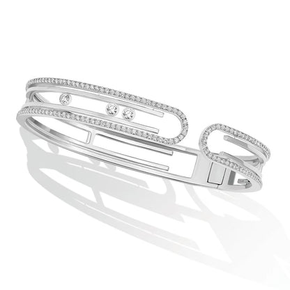 [LumiVibe]MOVE 10TH PAVED DIAMOND BRACELET