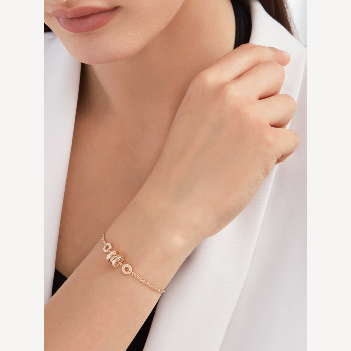 [LumiVibe]ZERO 1 SOFT PINK GOLD BRACELET