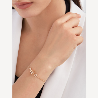 [LumiVibe]ZERO 1 SOFT PINK GOLD BRACELET