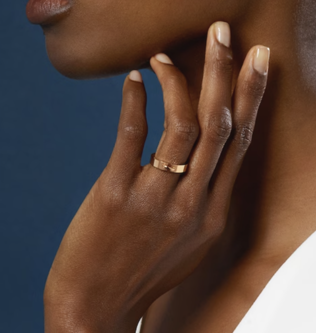 [LumiVibe]ALLIANCE LIENS VIDENCE 4MM RING