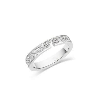 [LumiVibe]ALLIANCE LIENS VIDENCE PAVED DIAMOND 4MM RING
