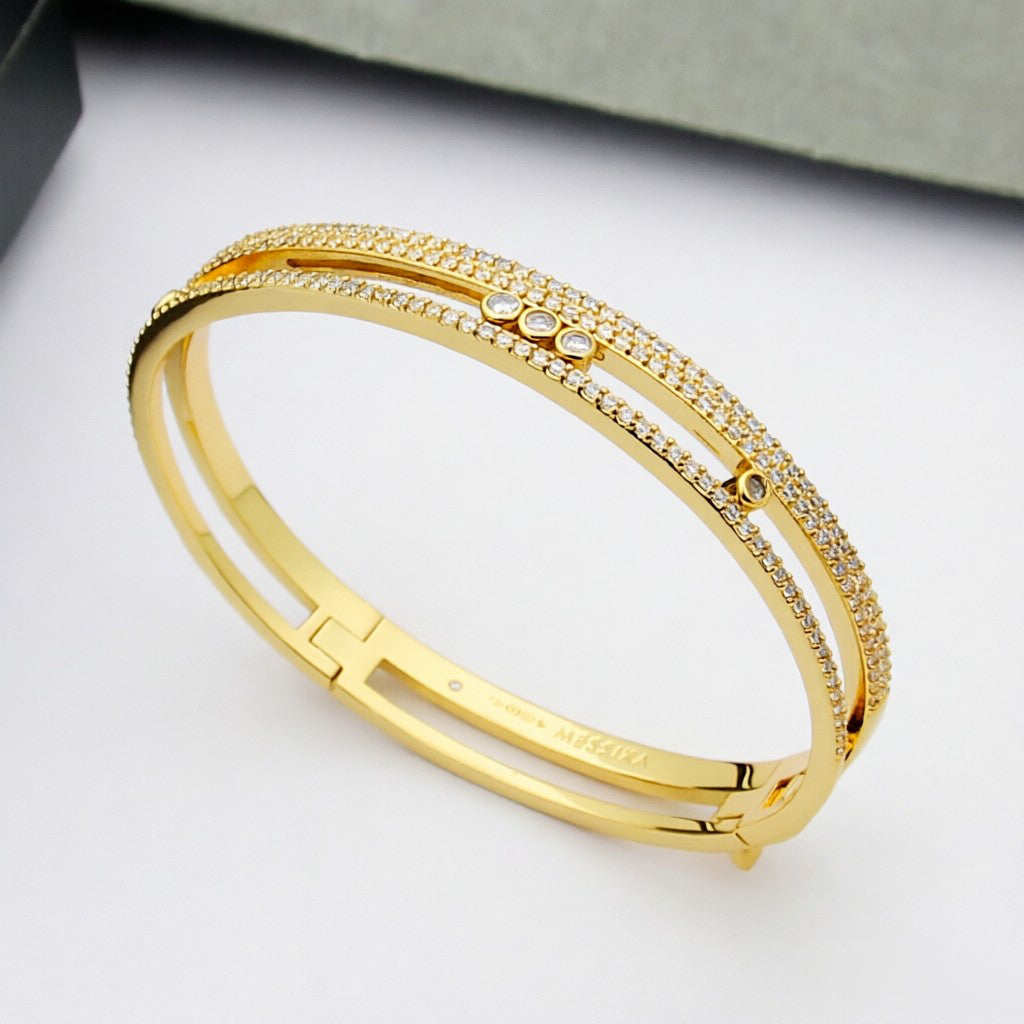 [LumiVibe]Move Romane pavé bangle