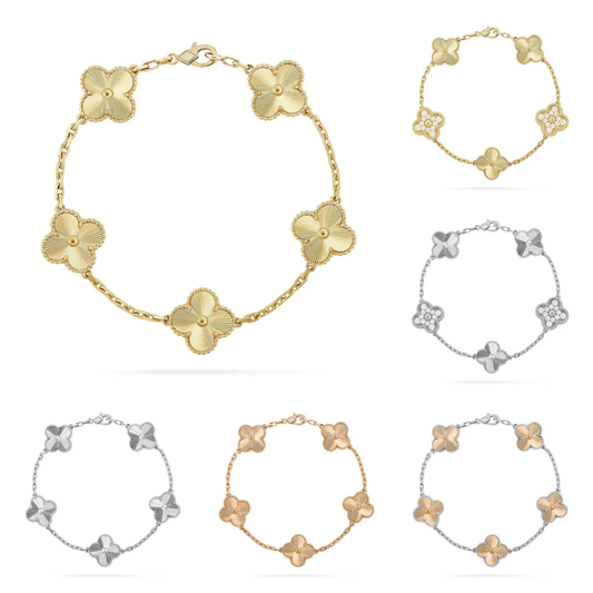 [LumiVibe] CLOVER 5 MOTIF LASER BRACELET COLLECTION