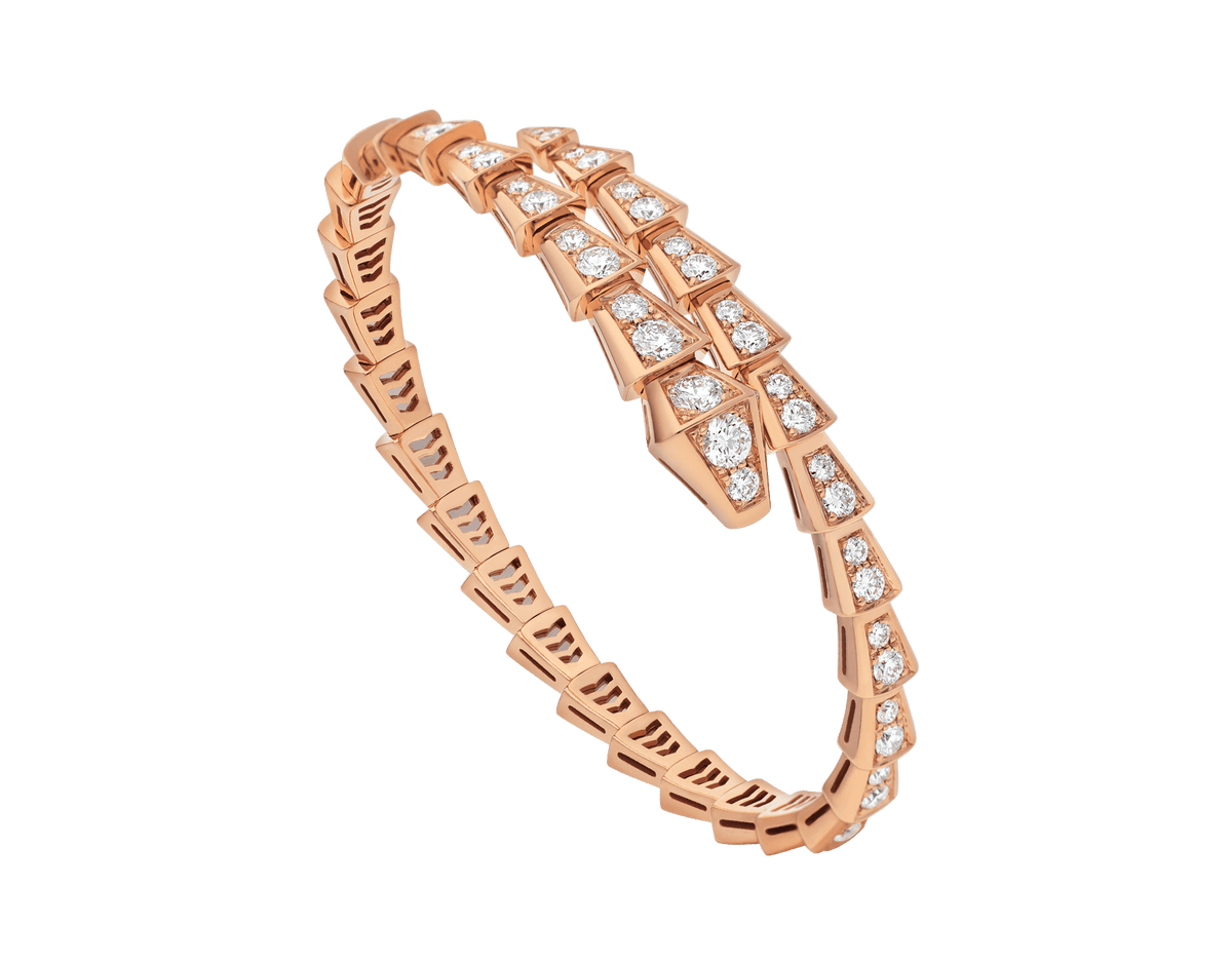 [LumiVibe]SERPENTI BRACELET 6.8MM PINK GOLD DIAMOND
