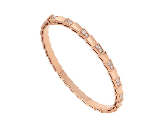 [LumiVibe]SERPENTI SMALL BRACELET PINK GOLD DIAMOND