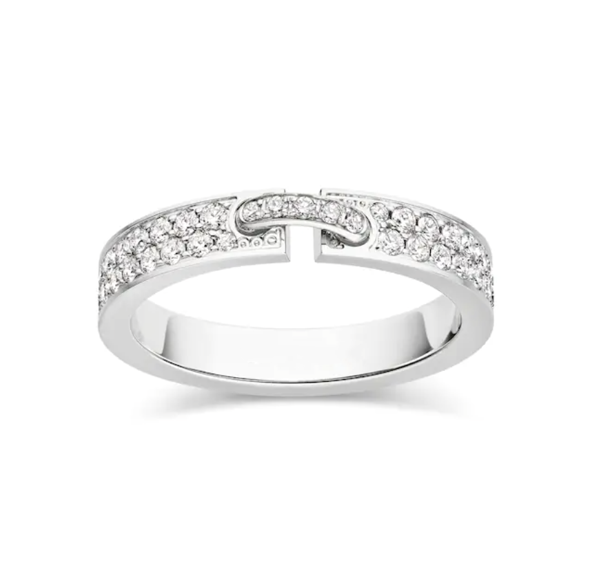 [LumiVibe]ALLIANCE LIENS VIDENCE PAVED DIAMOND 4MM RING