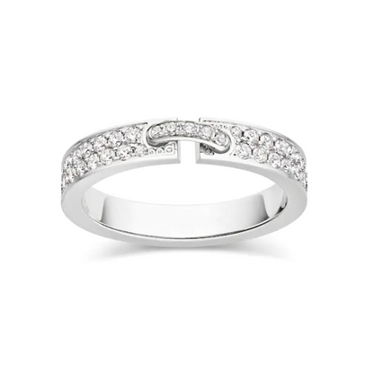 [LumiVibe]ALLIANCE LIENS VIDENCE PAVED DIAMOND 4MM RING