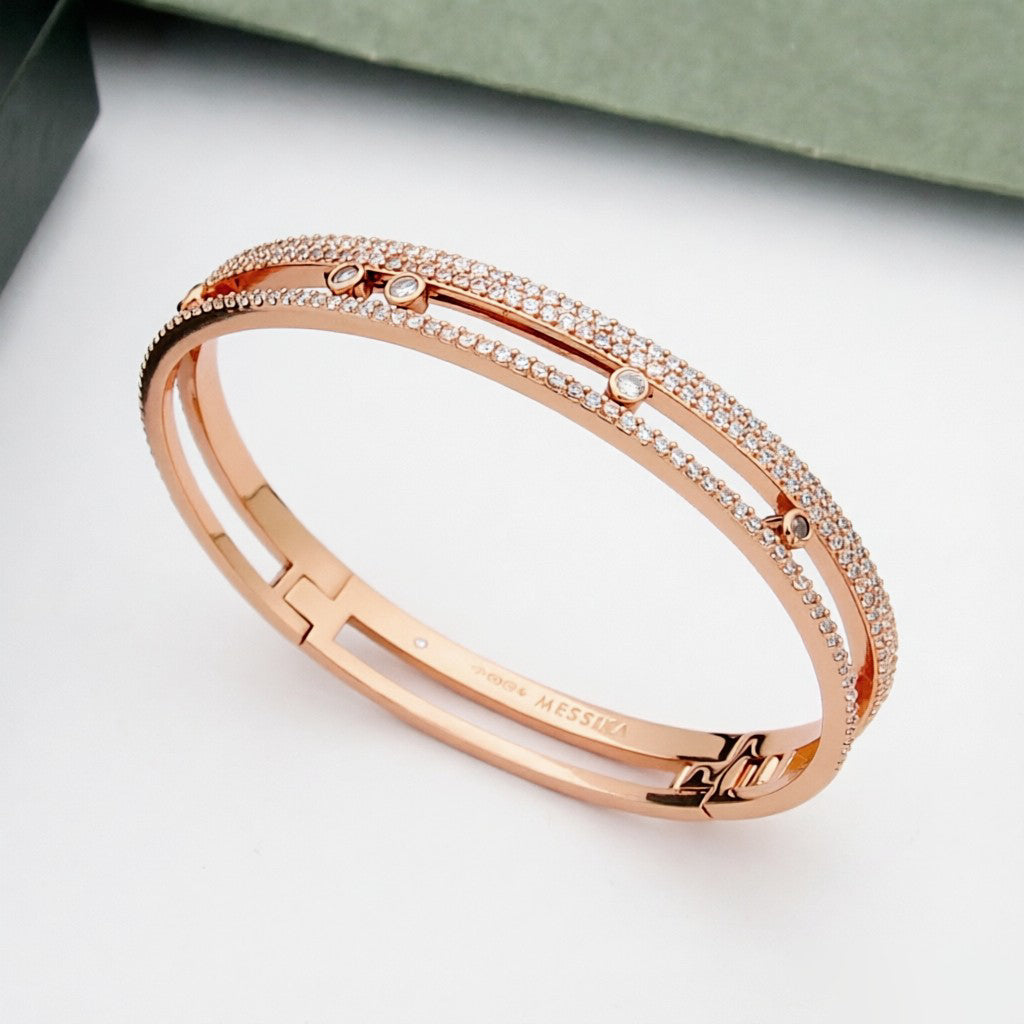 [LumiVibe]Move Romane pavé bangle