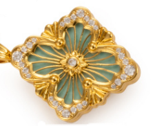[LumiVibe] B.C.L BIG SIZE  ENAMEL NECKLACE（Various colors）