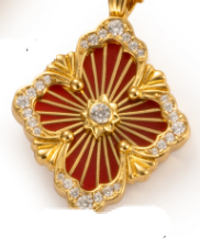 [LumiVibe] B.C.L BIG SIZE  ENAMEL NECKLACE（Various colors）