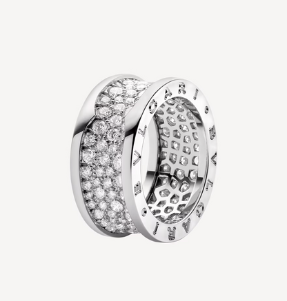 [LumiVibe]ZERO 1 WITH PAVED DIAMONDS ON THE SPIRAL RING