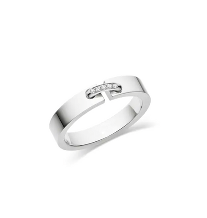 [LumiVibe]ALLIANCE LIENS VIDENCE DIAMOND 4MM RING