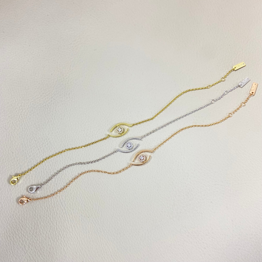 [LumiVibe]Demo Eye Pave-Set Diamond Bracelet