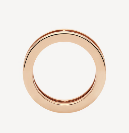 [LumiVibe]ZERO 1 ONE-BAND WITH OPENWORK LOGO SPIRAL RING