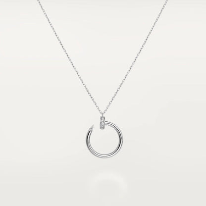 [LumiVibe]JUSTE NECKLACE SILVER