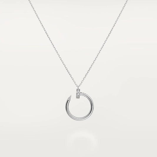 [LumiVibe]JUSTE NECKLACE SILVER