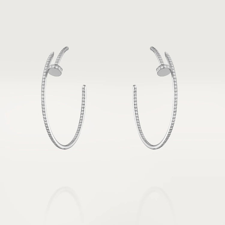 [LumiVibe]JUSTE EARRINGS FULL DIAMONDS 1.8MM
