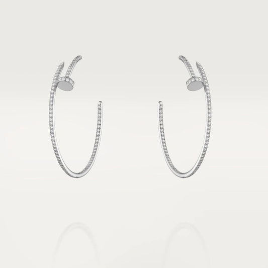 [LumiVibe]JUSTE EARRINGS FULL DIAMONDS 1.8MM