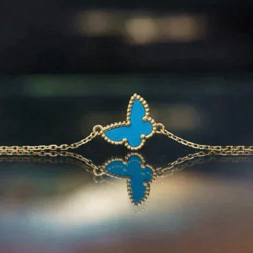 [LumiVibe]BUTTERFLY TURQUOISE BUTTERFLY BRACELET