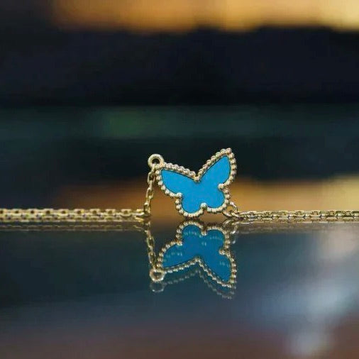 [LumiVibe]BUTTERFLY TURQUOISE BUTTERFLY BRACELET