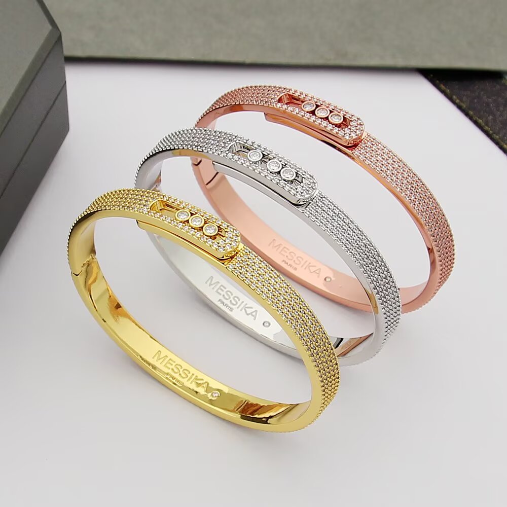 [LumiVibe]Move Noa Full Pavé Diamond Bangle Bracelet