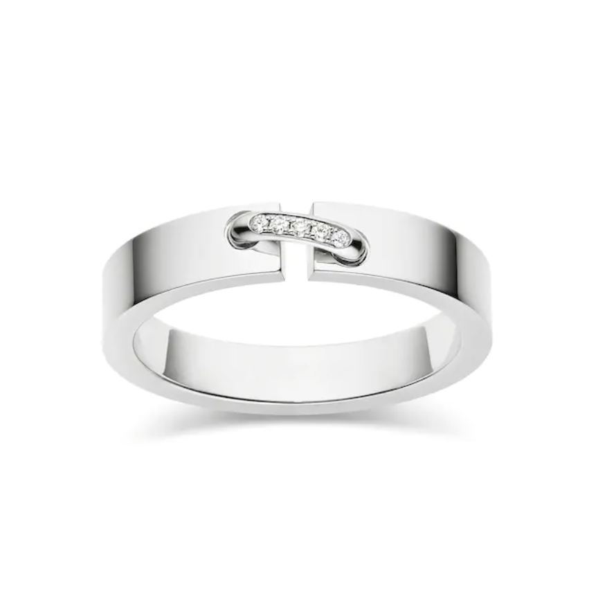 [LumiVibe]ALLIANCE LIENS VIDENCE DIAMOND 4MM RING