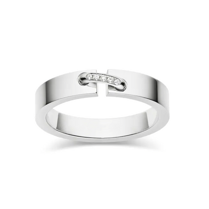 [LumiVibe]ALLIANCE LIENS VIDENCE DIAMOND 4MM RING