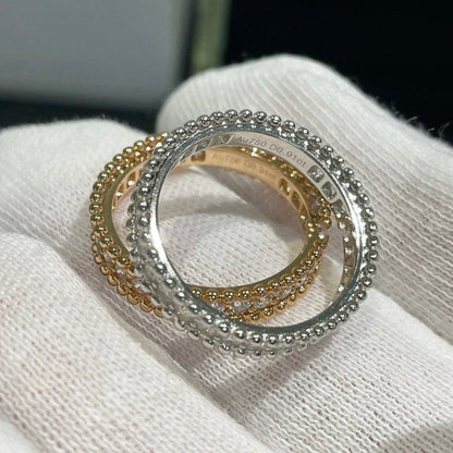 [LumiVibe]PERLEE DIAMOND ROSE GOLD RING