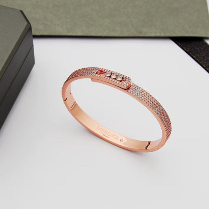 [LumiVibe]Move Noa Full Pavé Diamond Bangle Bracelet