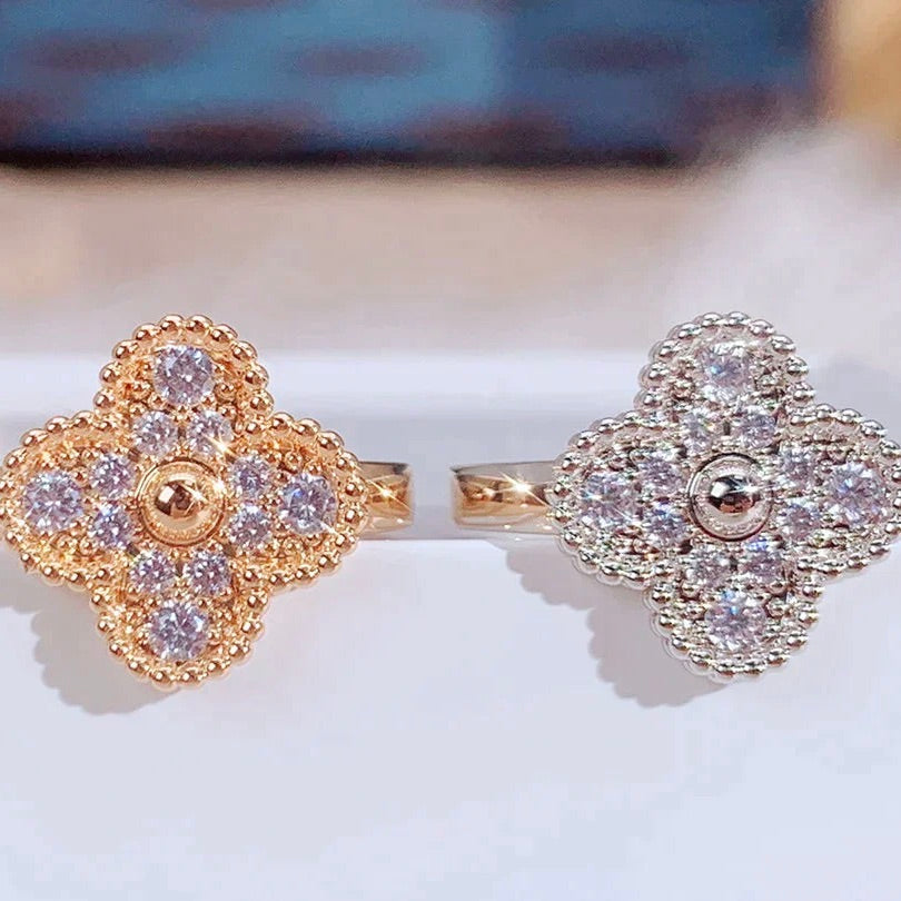 [LumiVibe]CLOVER DIAMOND RING