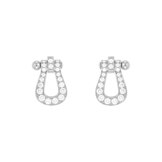 [LumiVibe]FORCE 10 FULL DIAMOND STUD EARRINGS MINI MODEL