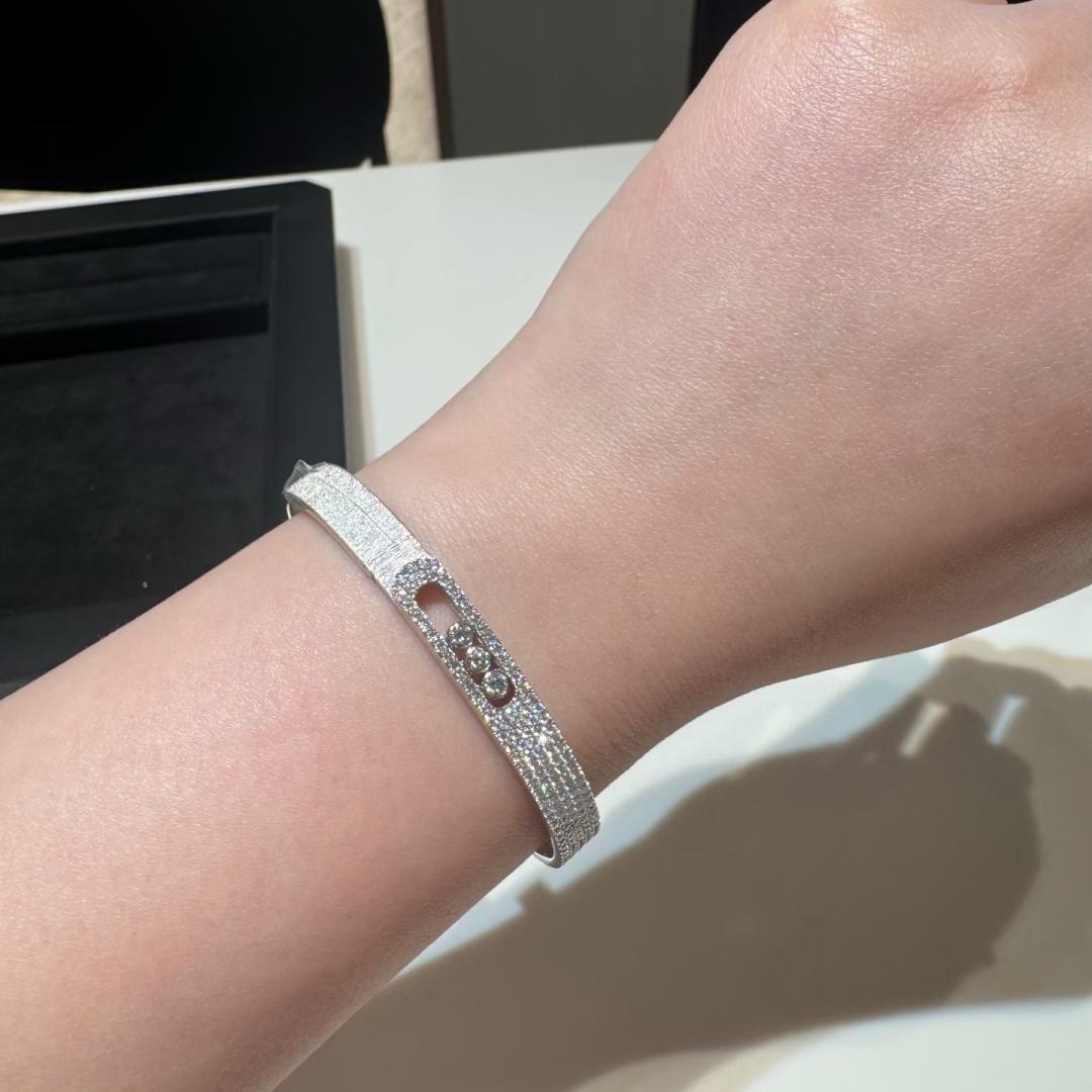 [LumiVibe]Move Noa Ciselé half pavé bangle