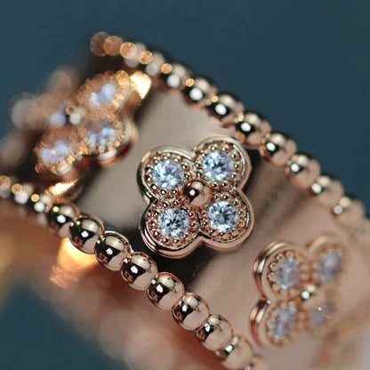 [LumiVibe]CLOVER KALEIDOSCOPE RING 10MM