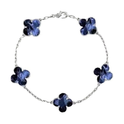 [LumiVibe]CLOVER 5 MOTIF PIETERSITE BRACELET COLLECTION