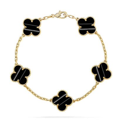 [LumiVibe] CLOVER 5 MOTIF PULSAR STONE BRACELET COLLECTION