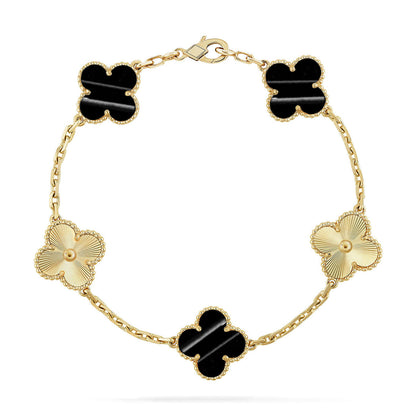 [LumiVibe] CLOVER 5 MOTIF PULSAR STONE BRACELET COLLECTION