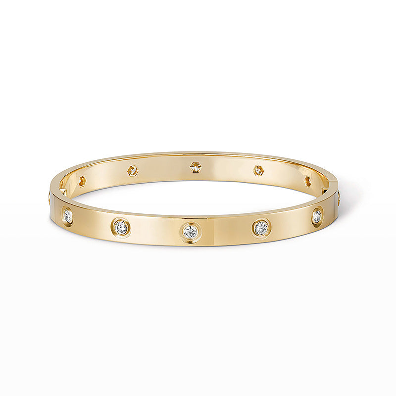 [LumiVibe]LOVE BRACELET 6.1MM 10 DIAMONDS