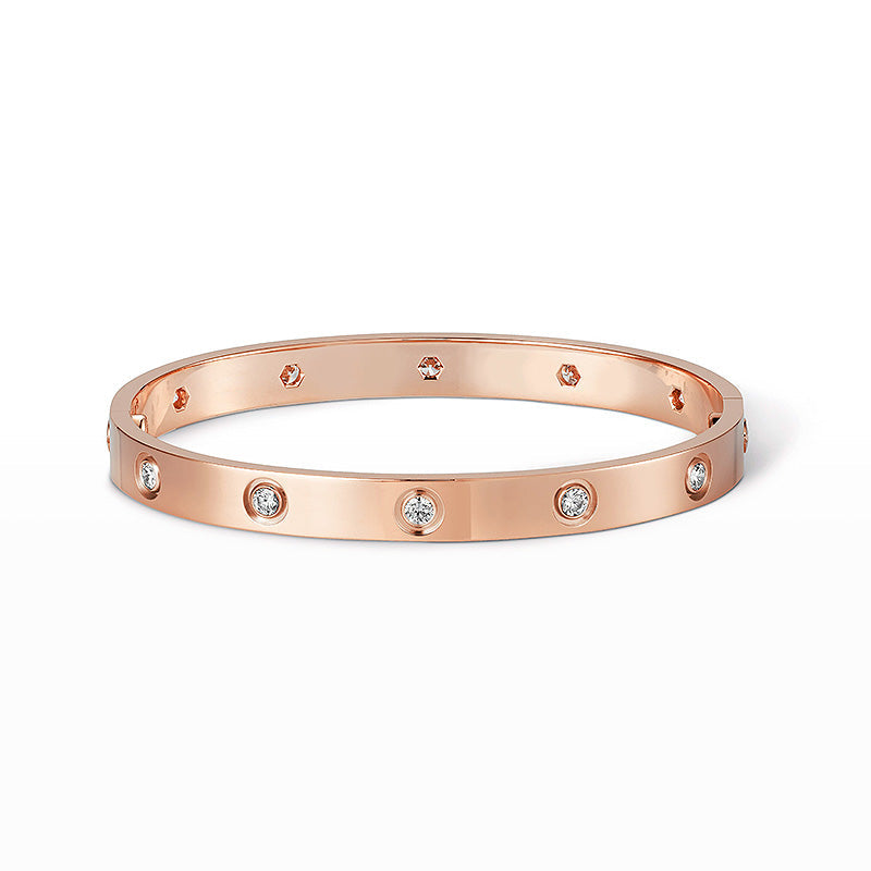 [LumiVibe]LOVE BRACELET 6.1MM 10 DIAMONDS