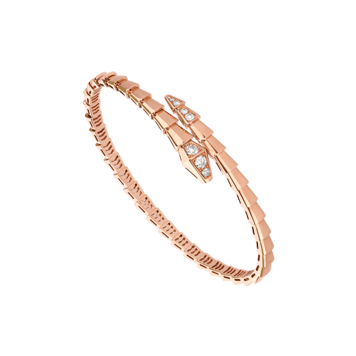 [LumiVibe]SERPENTI BRACELET DIAMONDS PINK GOLD