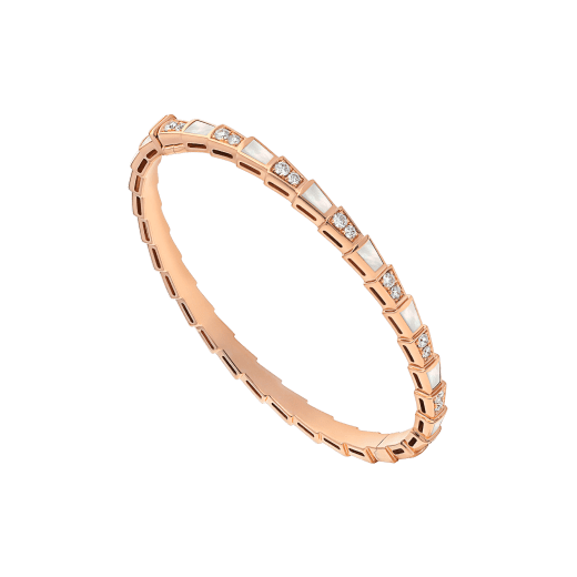 [LumiVibe]SERPENTI BRACELET PINK GOLD MOP DIAMOND
