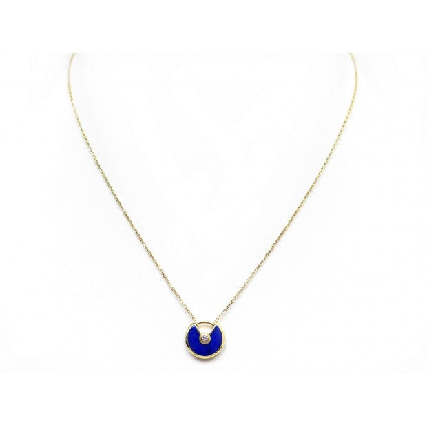 [LumiVibe]AMULETTE ROSE GOLD AGATE NECKLACE