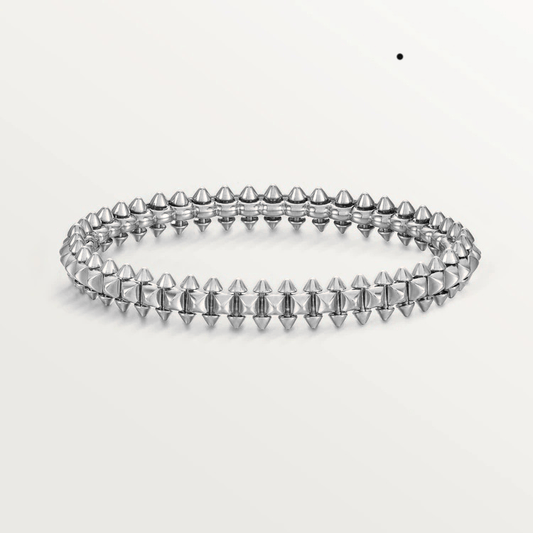 [LumiVibe]CLASH SILVER BRACELET