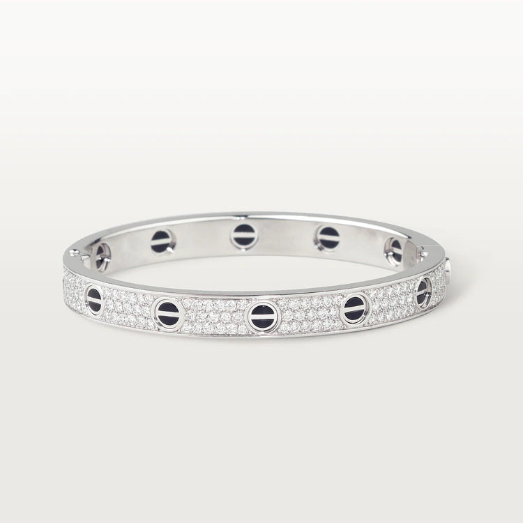 [LumiVibe]LOVE BRACELET 6.1MM DIAMOND-PAVED CERAMIC