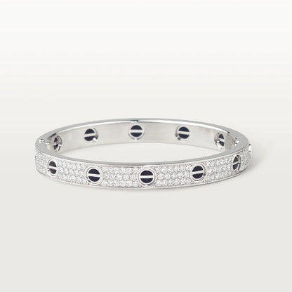 [LumiVibe]LOVE BRACELET 6.1MM DIAMOND-PAVED CERAMIC