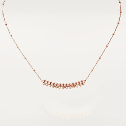 [LumiVibe]CLASH PINK GOLD NECKLACE