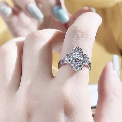 [LumiVibe]CLOVER DIAMOND RING