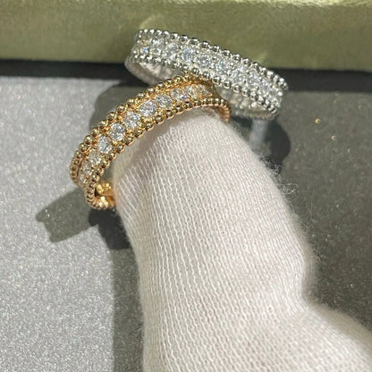 [LumiVibe]PERLEE DIAMOND SILVER RING