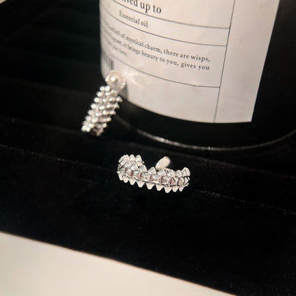 [LumiVibe]CLASH SMALL HOOP EARRINGS