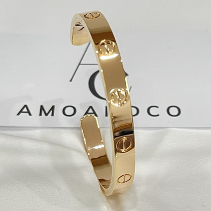 [LumiVibe]LOVE BRACELET 6.1MM OPEN CUFF