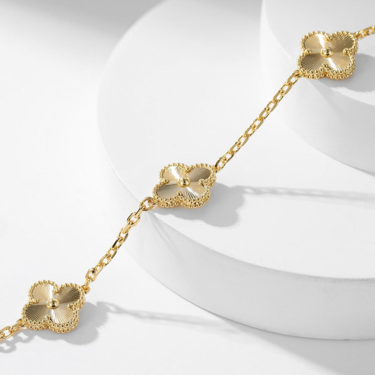 [LumiVibe]CLOVER 10 MOTIFS LASER NECKLACE